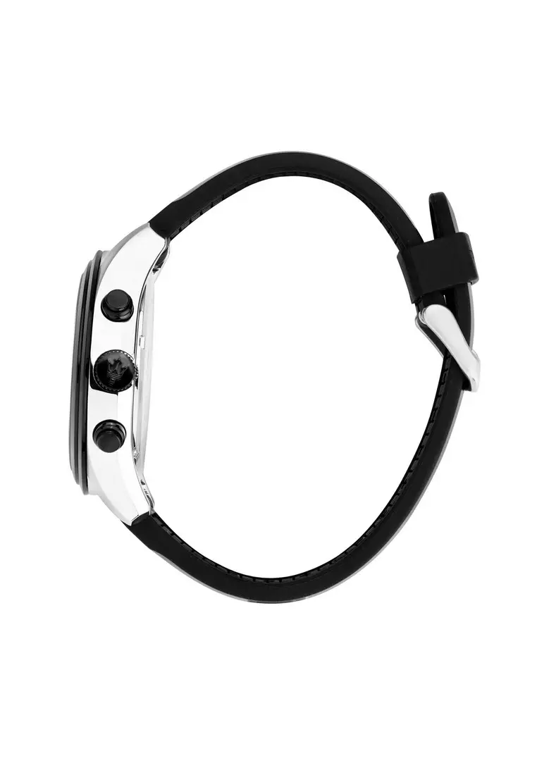 【2 Years Warranty】Maserati Traguardo 45mm Men's Quartz Watch R8871612045