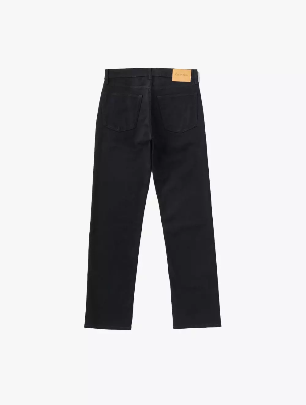 CALVIN KLEIN - STANDARD STRAIGHT FOREVER BLACK JEANS - Black - black