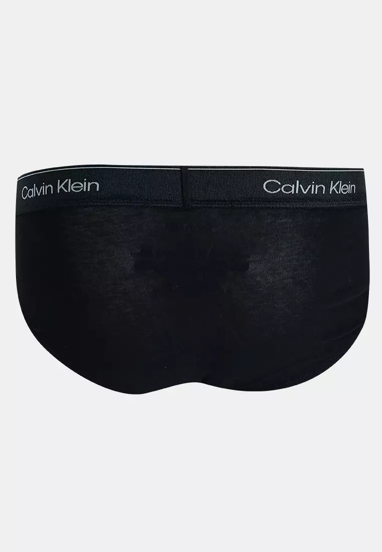 Icon Cotton Stretch Metallic 3-Pack Hip Briefs