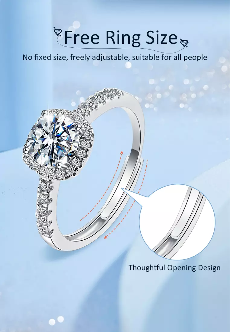 Cincin Wanita High Quality Anti Karat Luntur Berubah Ring 100% Asli Cincin