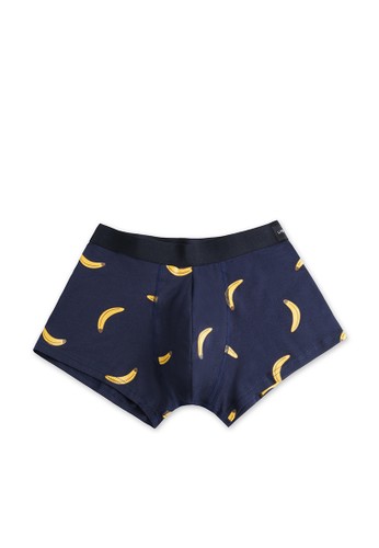 Banana四角褲(有機棉)-93010-藍,esprit女裝 服飾, 平角內褲
