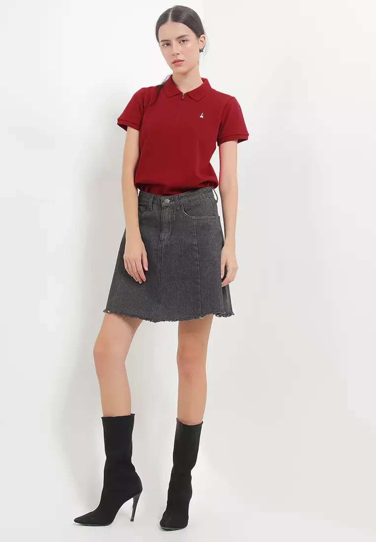 Derary Polo Zipped Polo Shirt