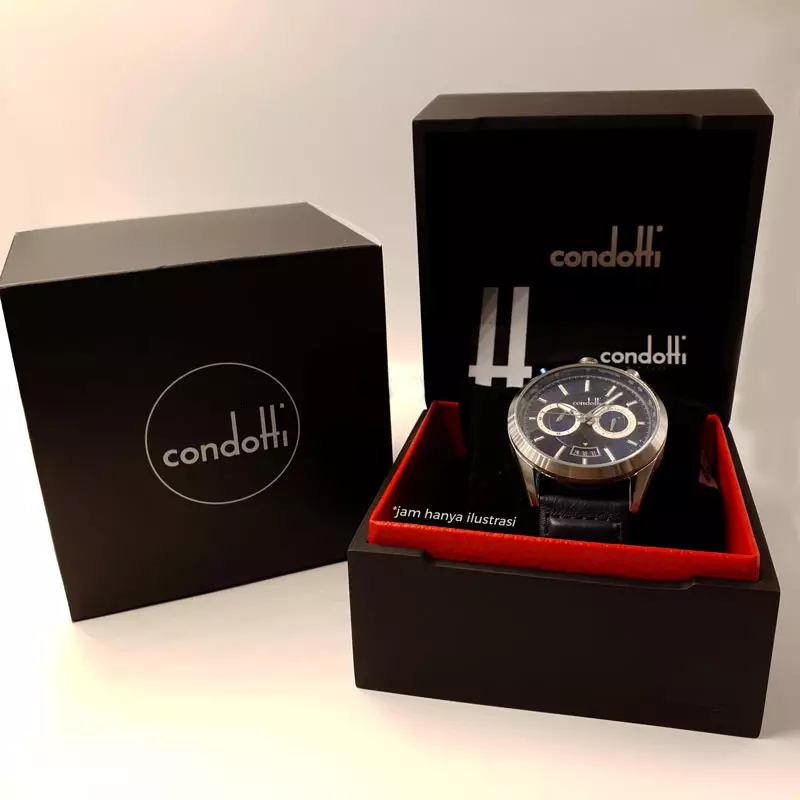 Jam Tangan Pria Condotti Smussatura CN9129-SRG04-L26