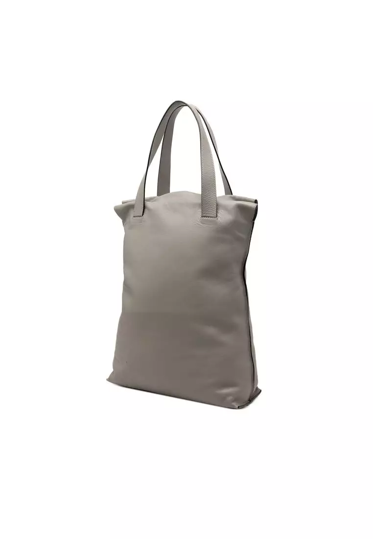 Pre-Loved Loewe Leather Anagram Shopper Tote