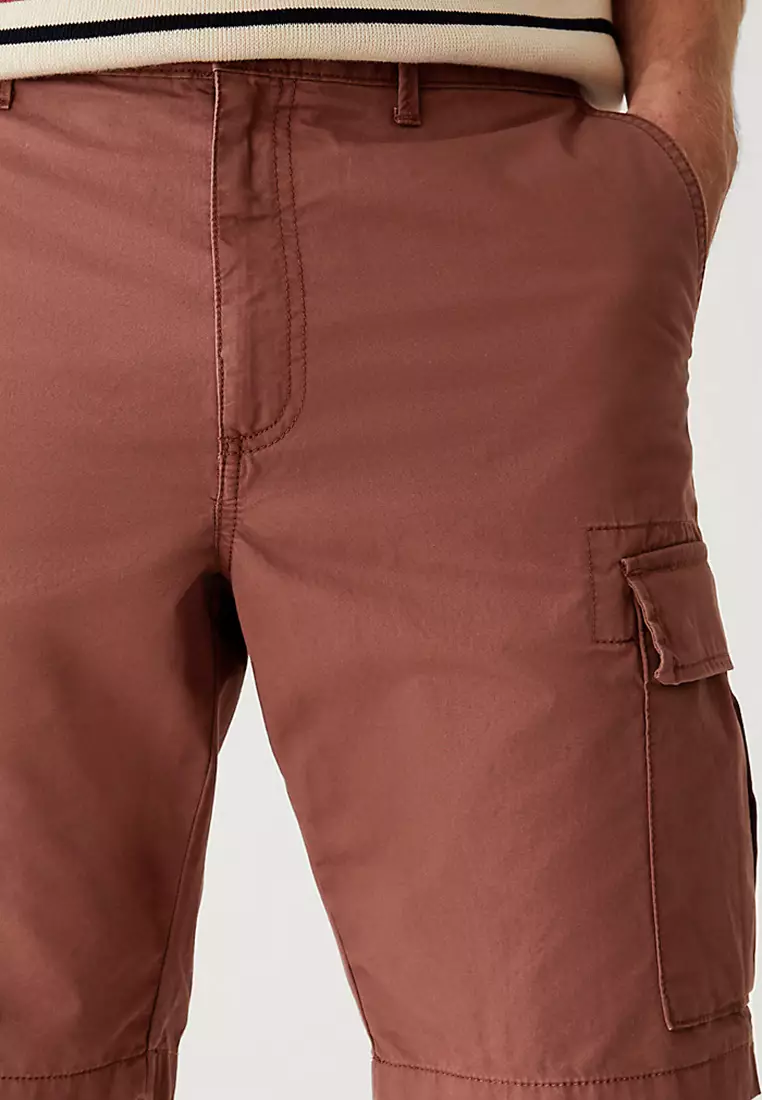 Pure Cotton Cargo Shorts