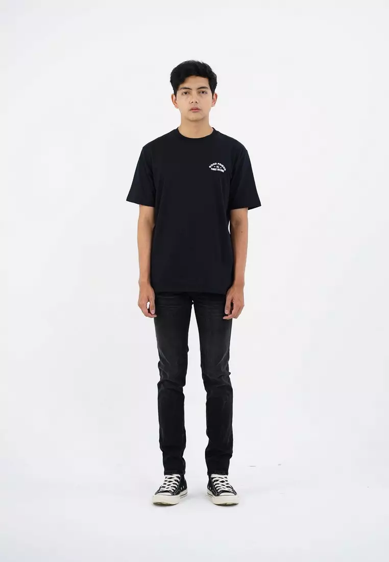 3Second Men's T-Shirt Short Sleeve Regular Fit Cotton Alfa OL-C590125