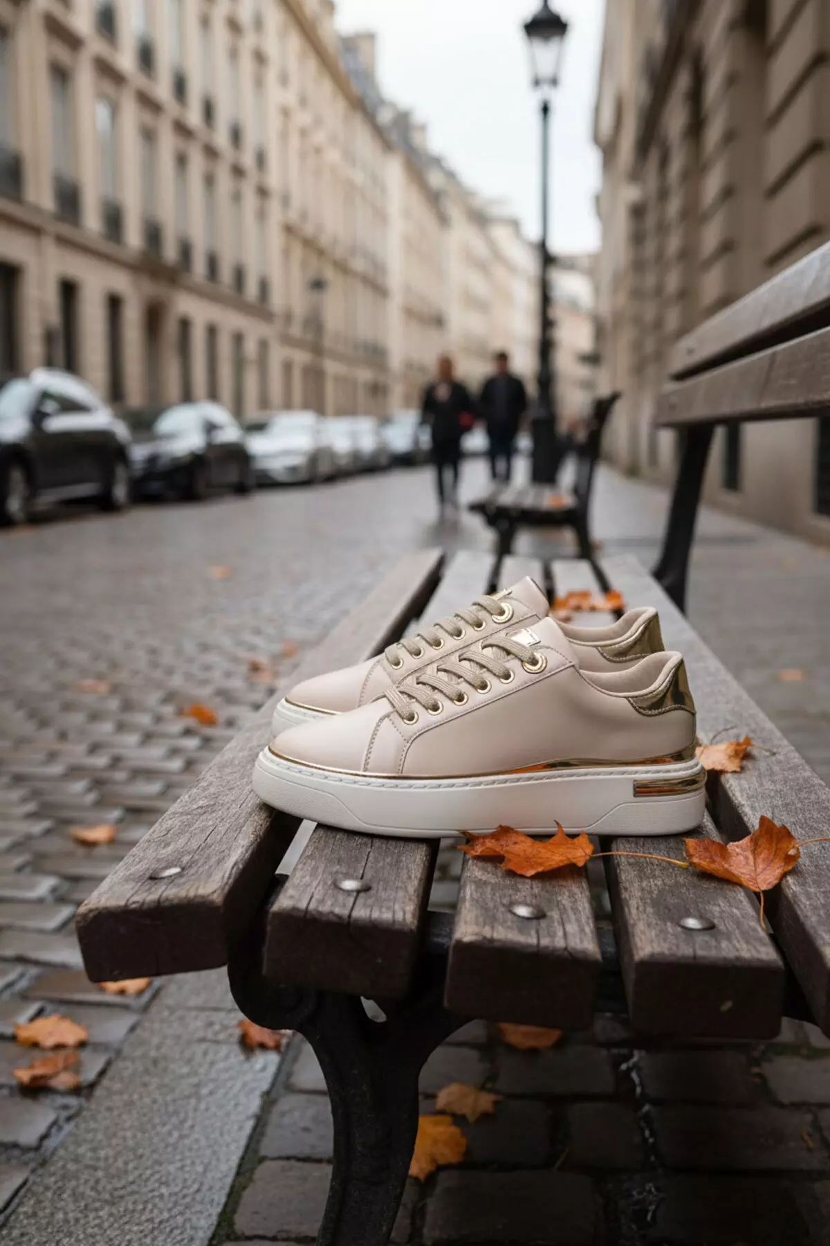 Beige Women'S Sneaker 20810
