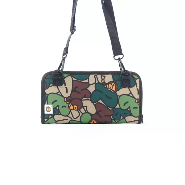 Tas BAPE X BABY MILO CAMO GREEN SHOULDER BAG 100% ORIGINAL