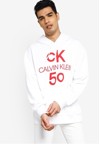 Buy Calvin Klein Logo Ck50 Rel Hoodie Calvin Klein Jeans 21 Online Zalora Singapore
