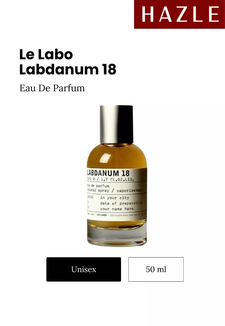 Jual Le Labo Labdanum 18 Unisex EDP 50 ml Original 2026 | ZALORA