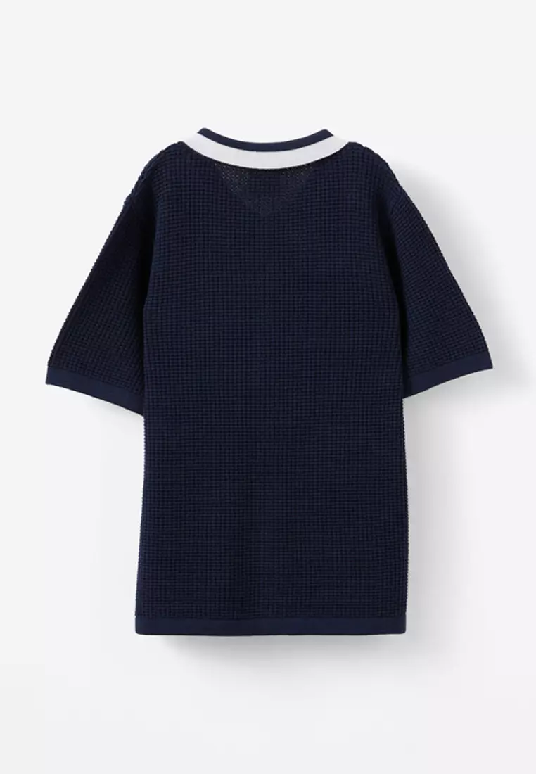 Knitted Short Sleeve Shirt