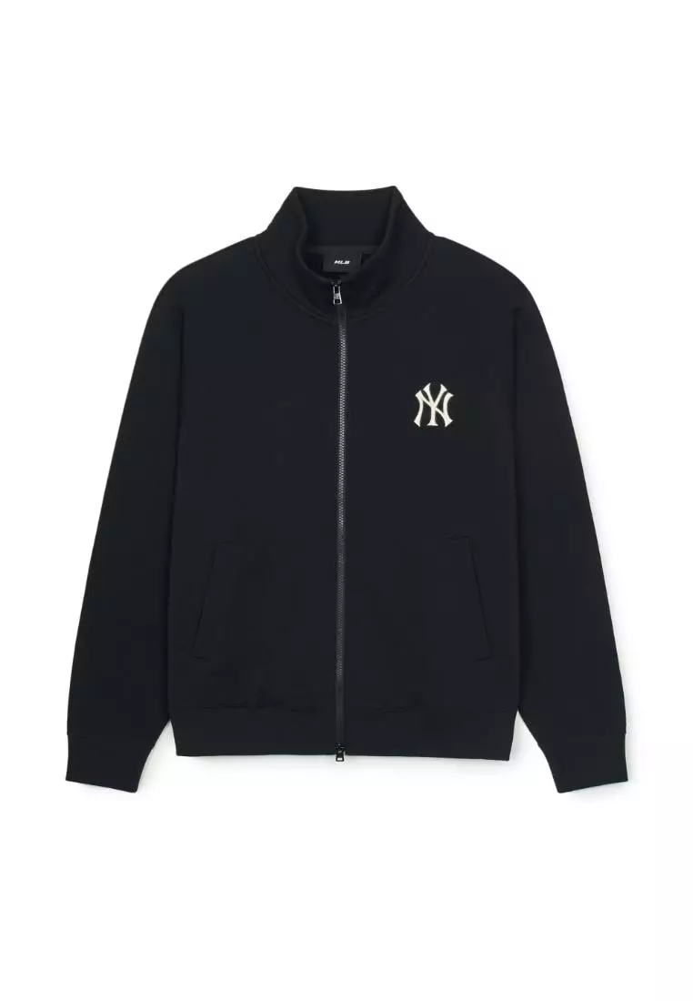BASIC MEDIUM LOGO STAND NECK ZIP UP NEW YORK YANKEES