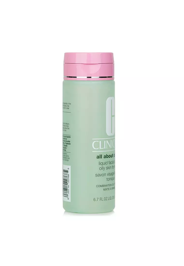 CLINIQUE - All About Clean Liquid Facial Soap Oily Skin Formula - Combination Oily to Oily Skin 200ml/6.7oz