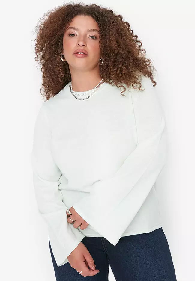 Plus size crop clearance jumper