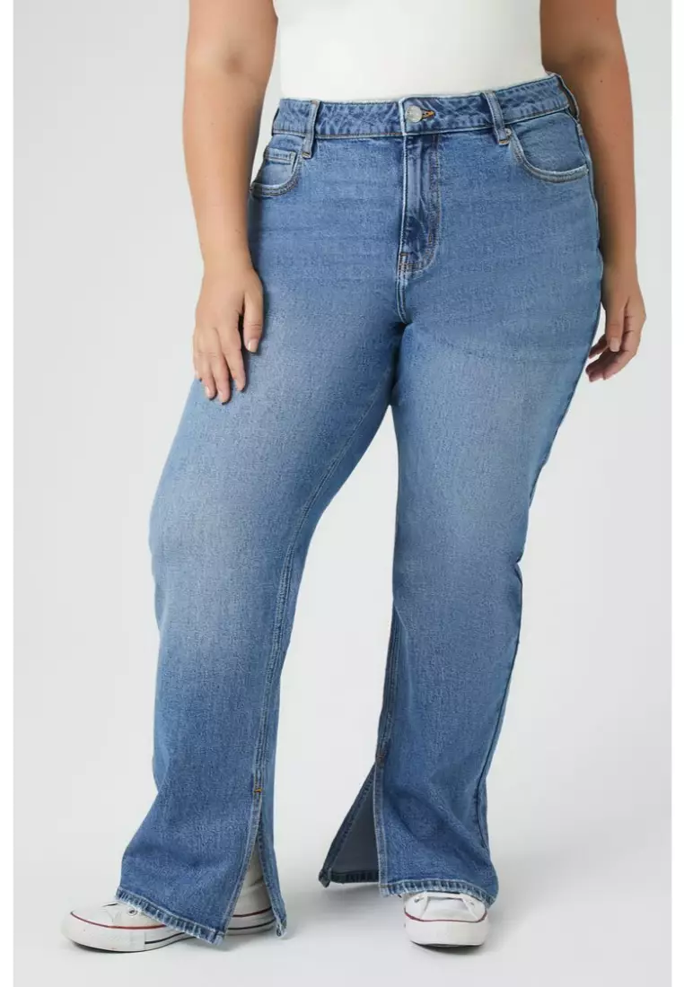 Plus Size 90s Fit Ankle Jeans