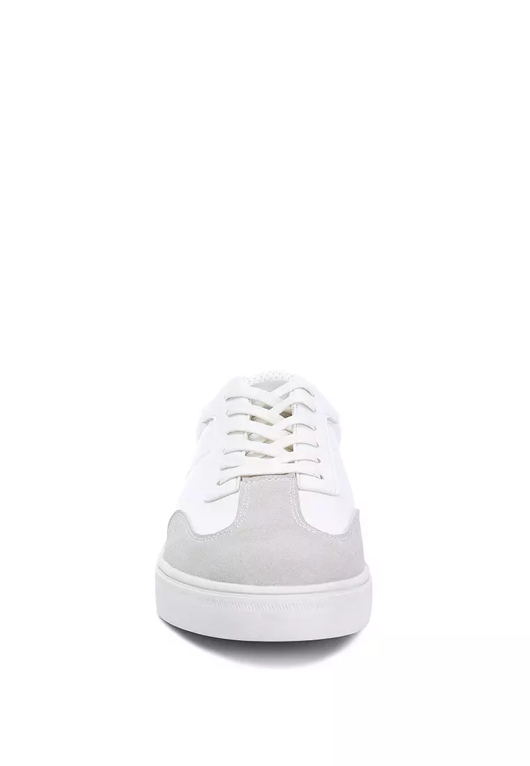 Sepatu Kets Pria Sol Kontras Warna Putih