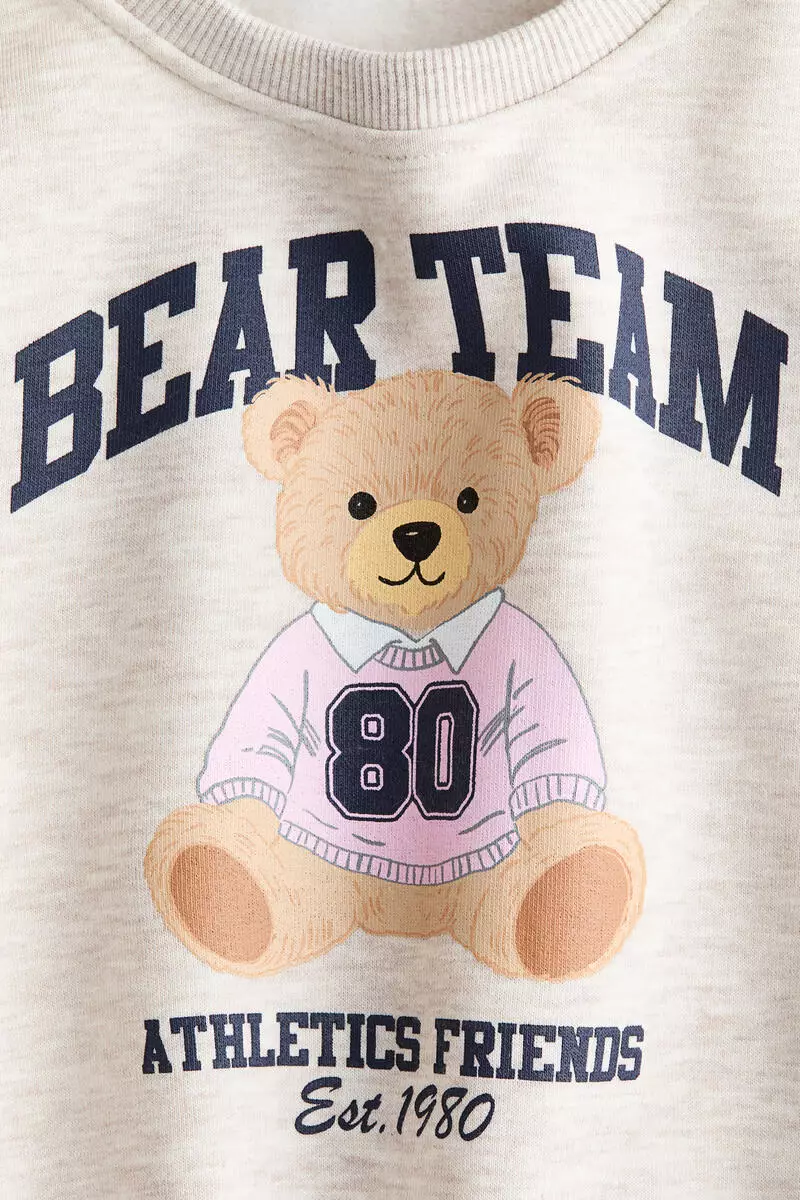 Motif-detail sweatshirt