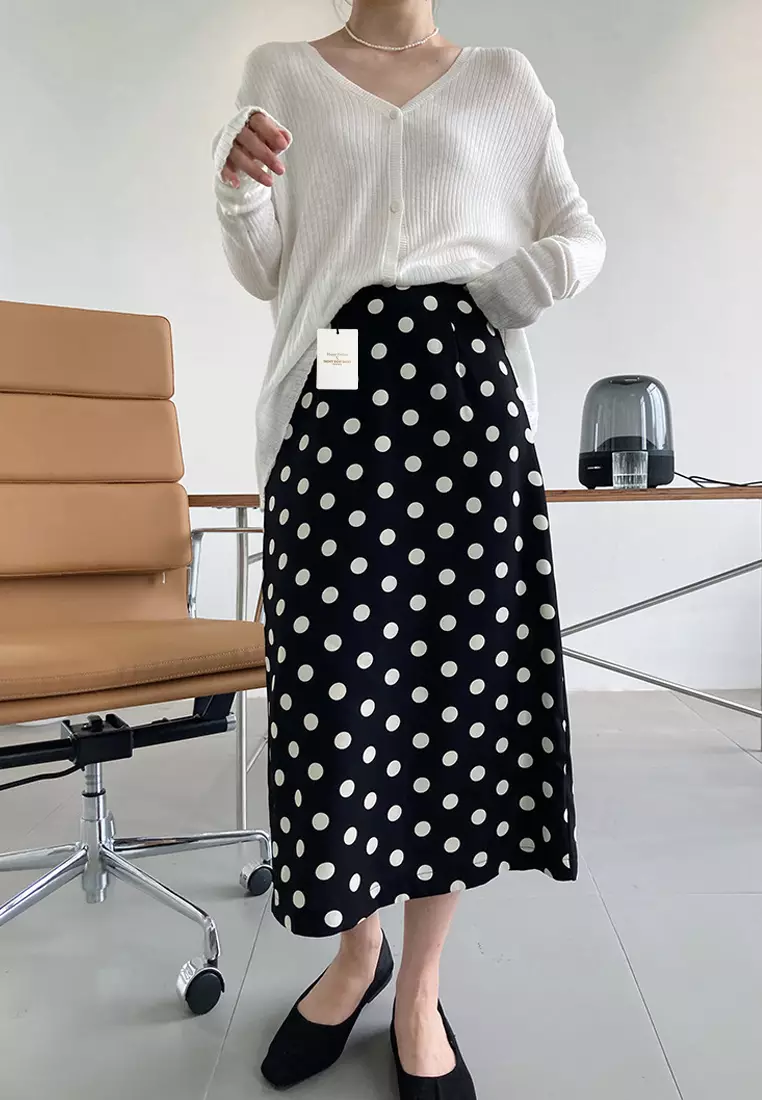 Polka dot skirt malaysia best sale