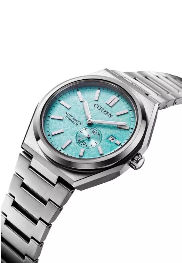 Buy Citizen Citizen Zenshin Mechanical Turquoise Blue Dial Silver
