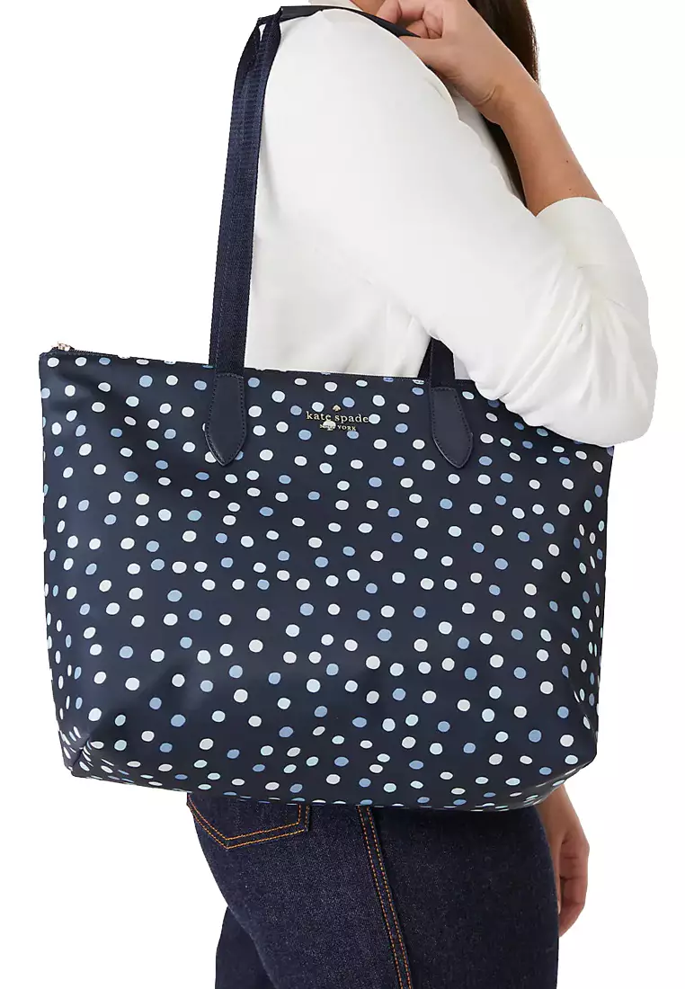 Kate spade polka dot tote store