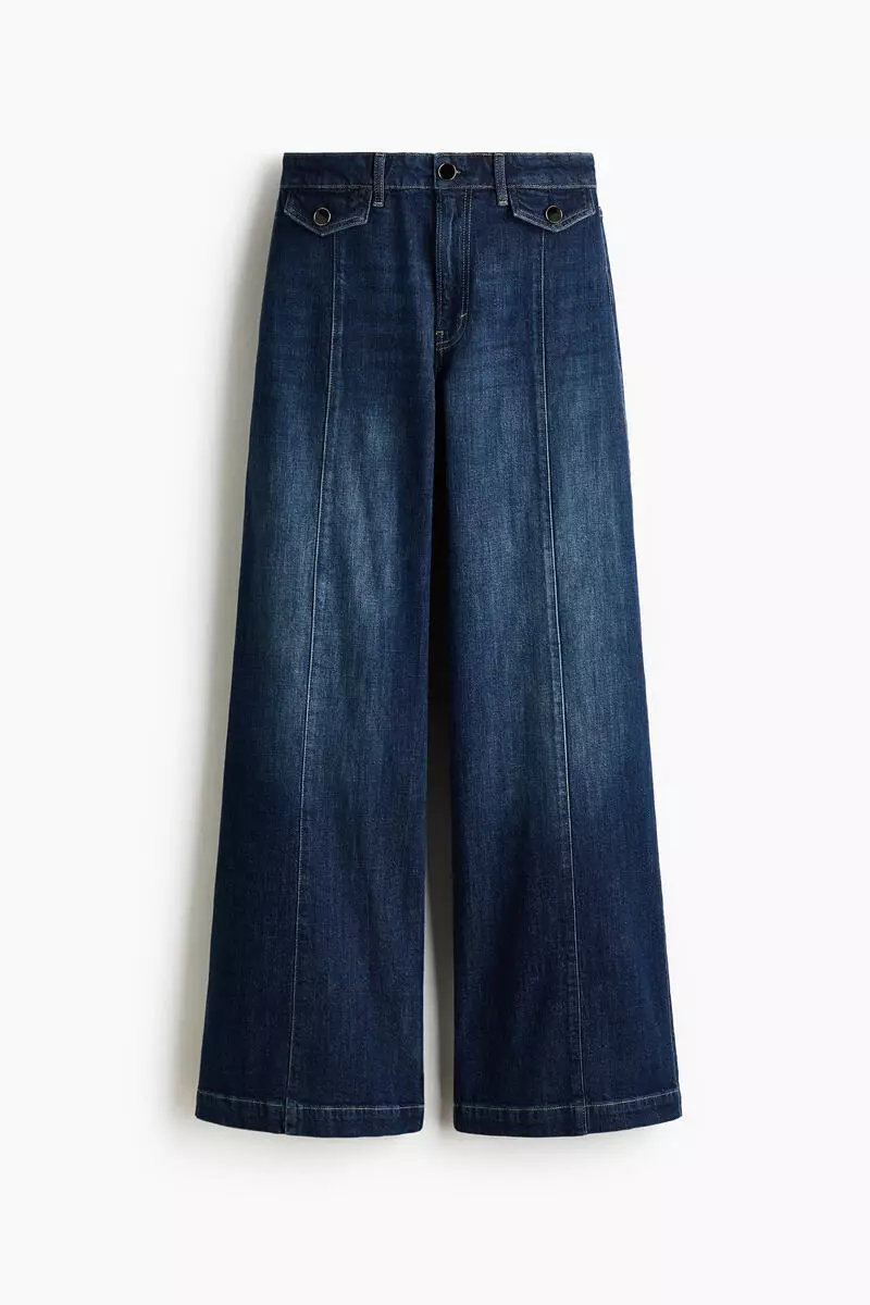 Wide High Jeans