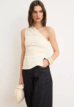 Shop Asymmetric Tops Online | ZALORA Hong Kong