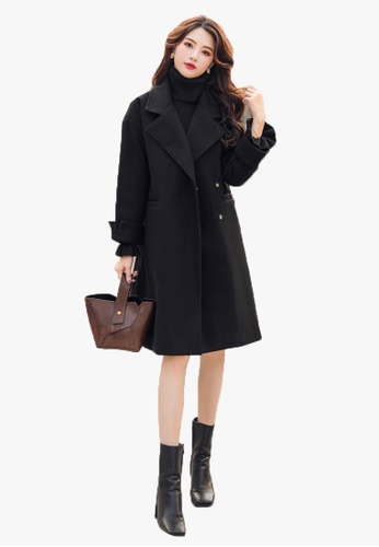 Winter lapel coat