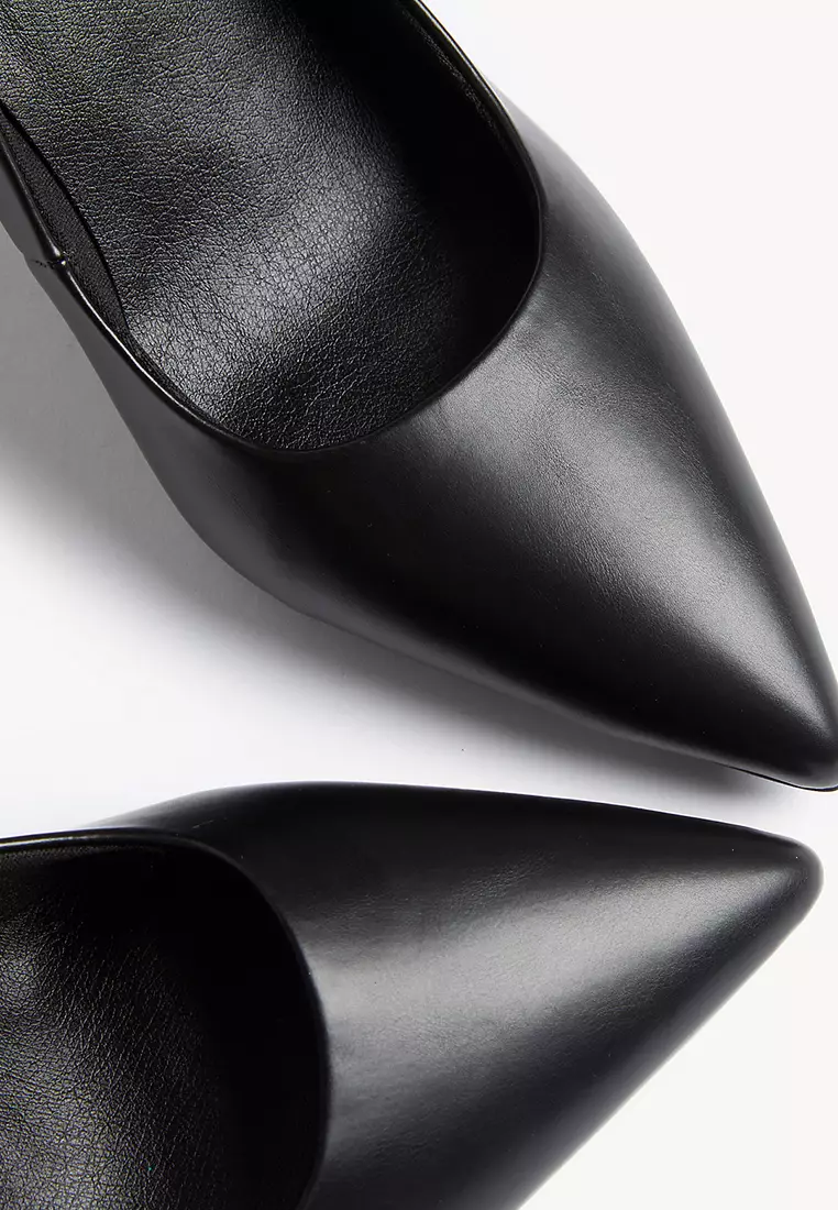 Stiletto Heel Pointed Court Shoes