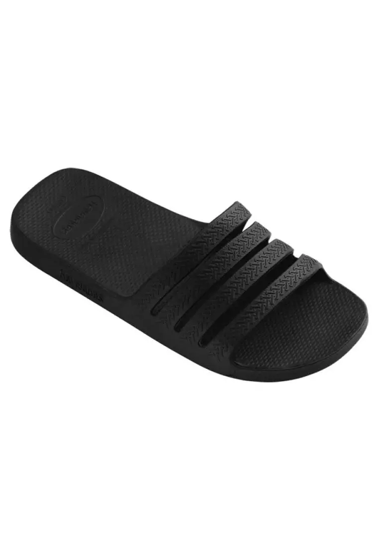 Discount on Havaianas  shoes - SKU: Stradi Slides In Black