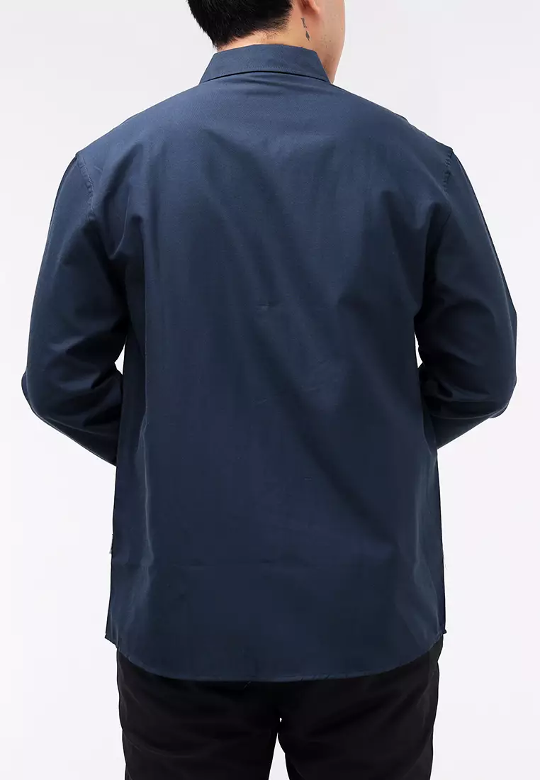 Woven Oxford Polo Long Sleeves