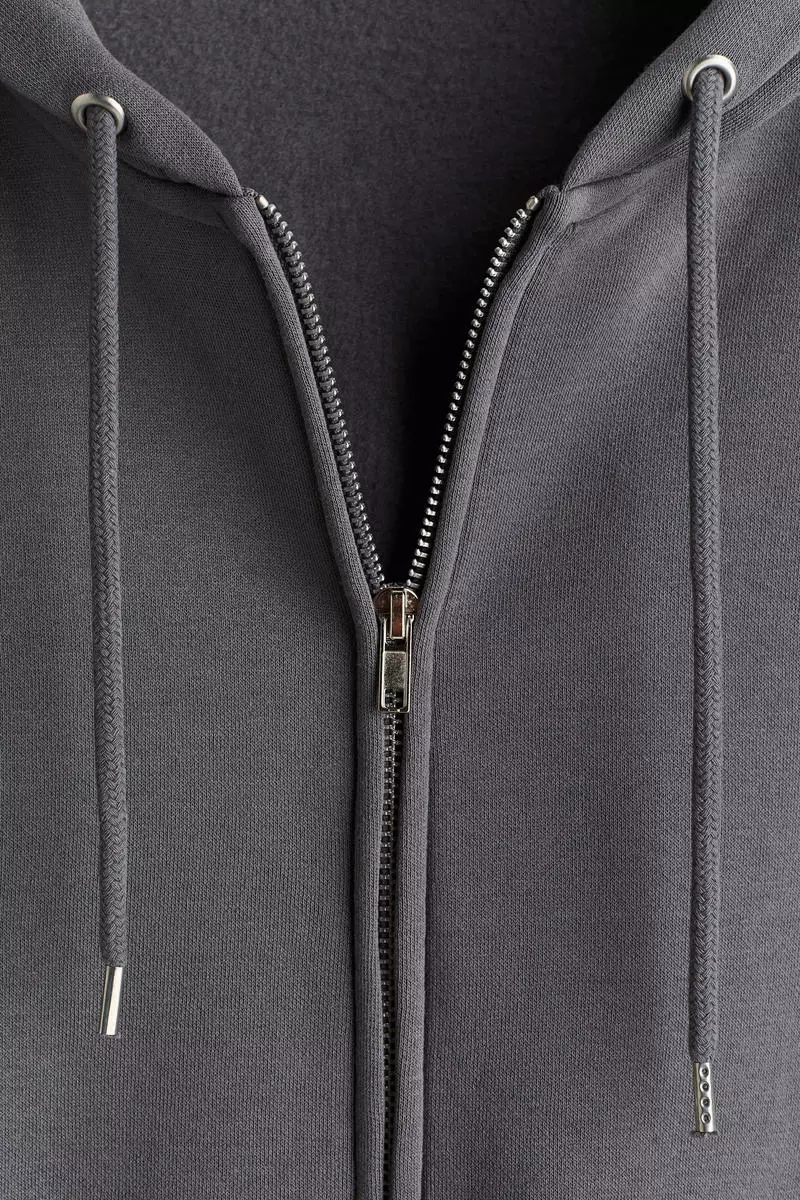 Loose  Fit Zip-through hoodie