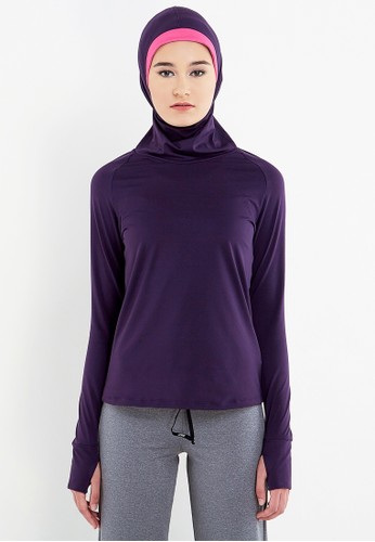 Jual Corenation Active  Aiza Long Sleeve Purple Original 