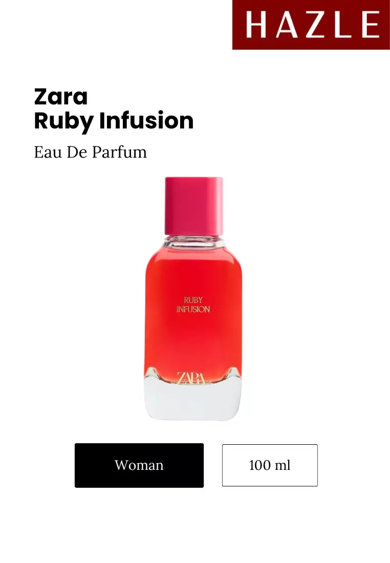 Jual Zara Ruby Infusion Woman EDP 100 ml Original 2026 | ZALORA Indonesia