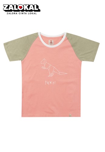 Jual Tiny Button Girl Origami Dino T Shirt Original Zalora Indonesia
