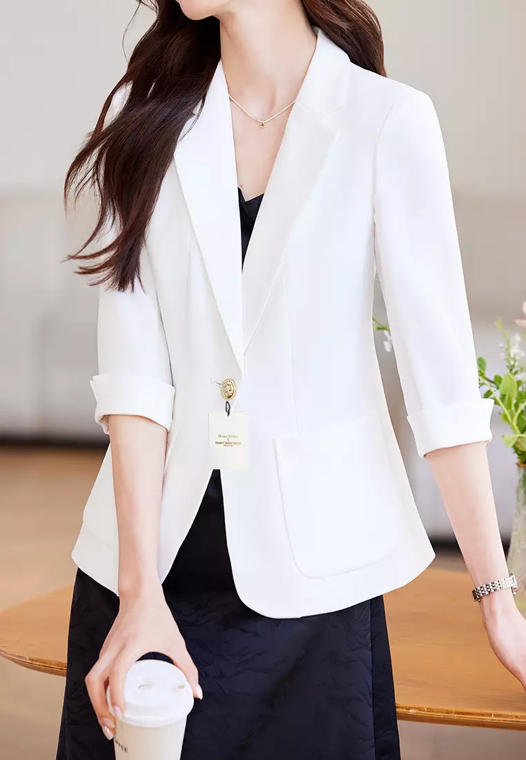 Minimalist Style Slim Suit Jacket YGH-EL8701