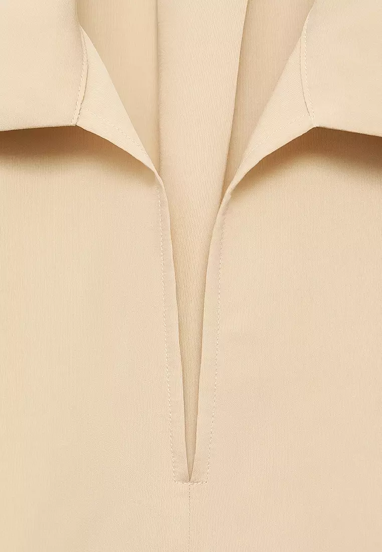 Oversized Three-Quarter Sleeve Shirt