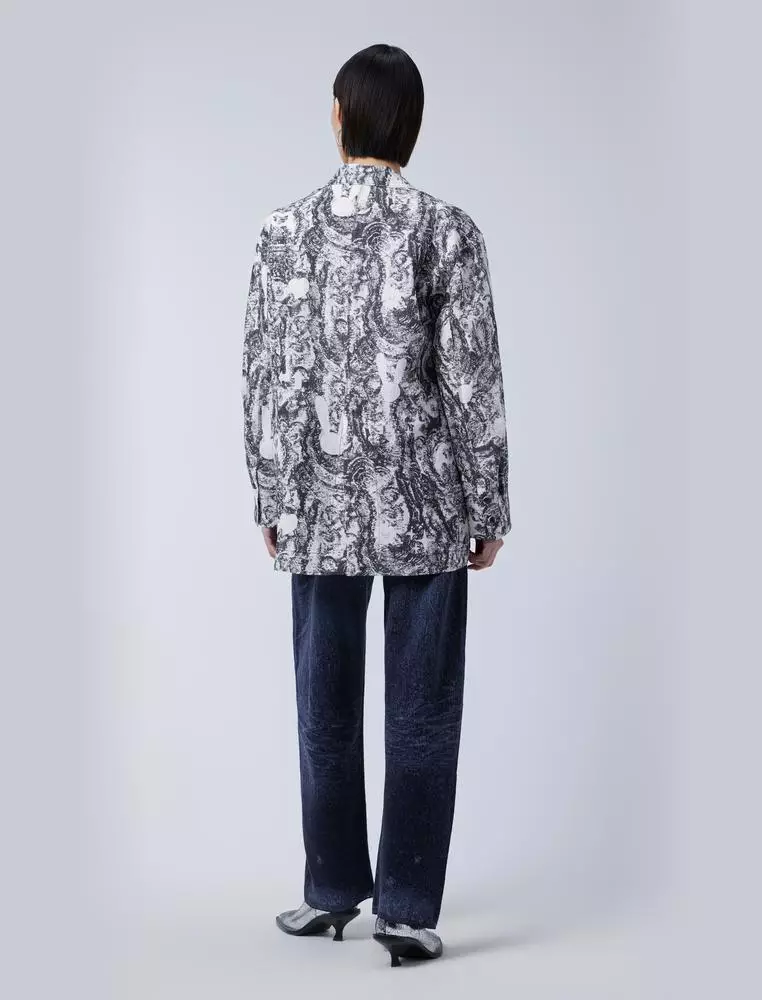 通勤气质中长款西服