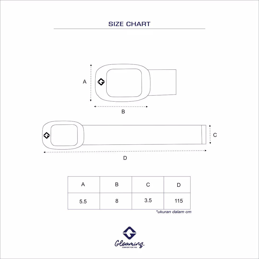 Gloaming Ikat Pinggang Styluxe Sabuk Black