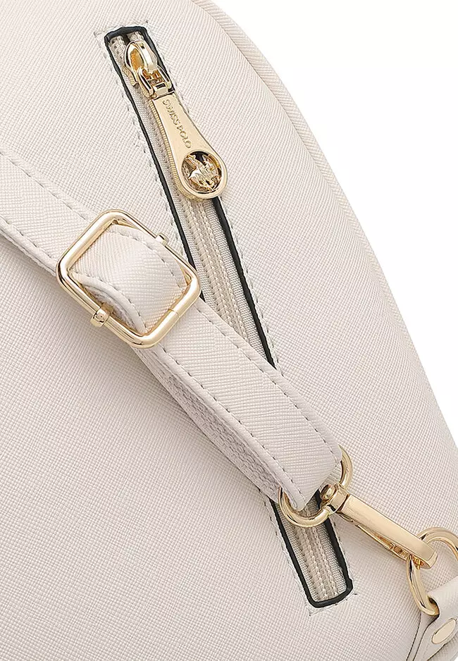 Women's Casual 2-Way Backpack (Tas Ransel Wanita & Tas Punggung Wanita) - Putih