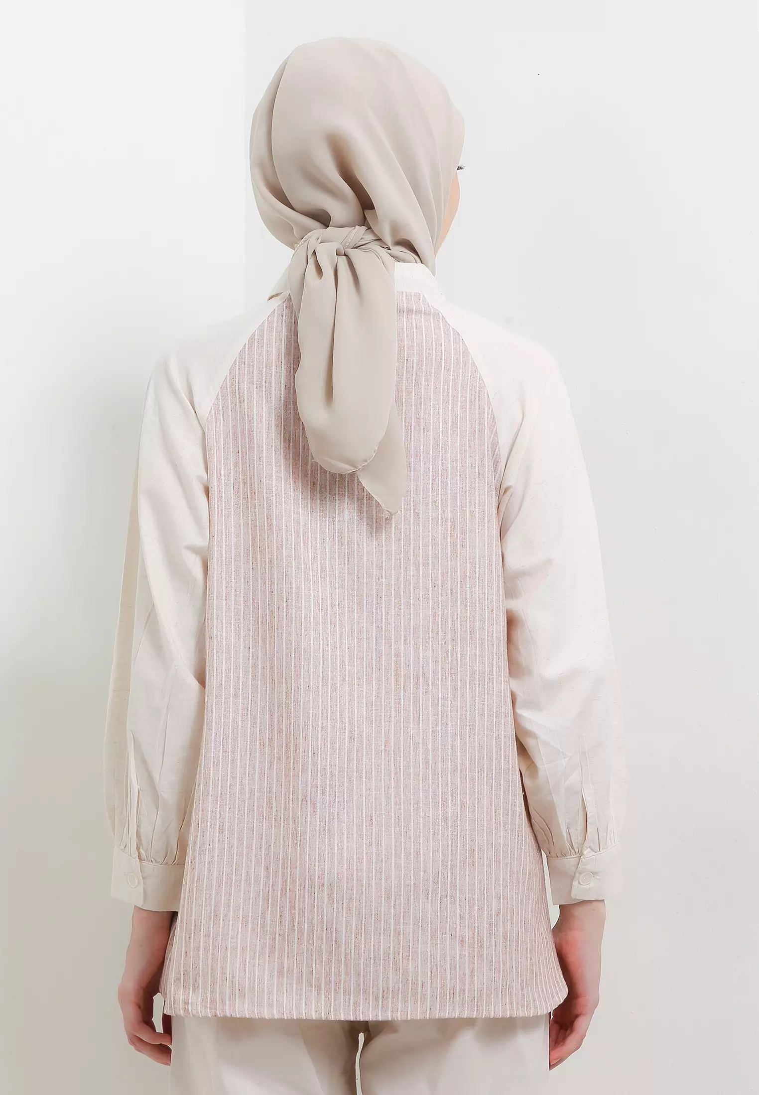 MFMW Azucena Atasan Blouse Brown Motif Salur