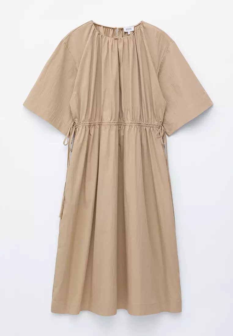 Drawstring Midi Dress