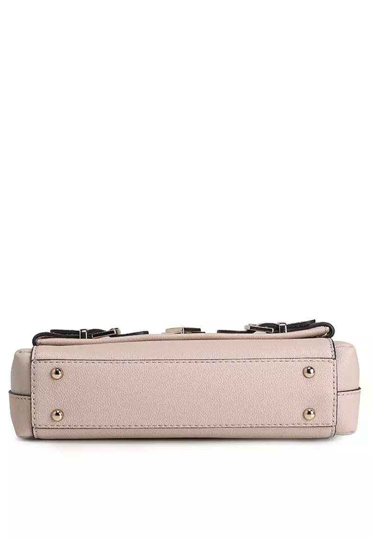 GUESS Eco Ali Borsa A Tracolla Convertibile: Design Classico, Beige, 21x14 Cm, Regolabile E Con Scomparti