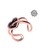 Millenne silver MILLENNE Millennia 2000 Gothic Heart Rose Gold Ring with 925 Sterling Silver AC9F6ACD79E105GS_5
