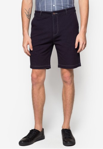 Denim Jersey Shorts