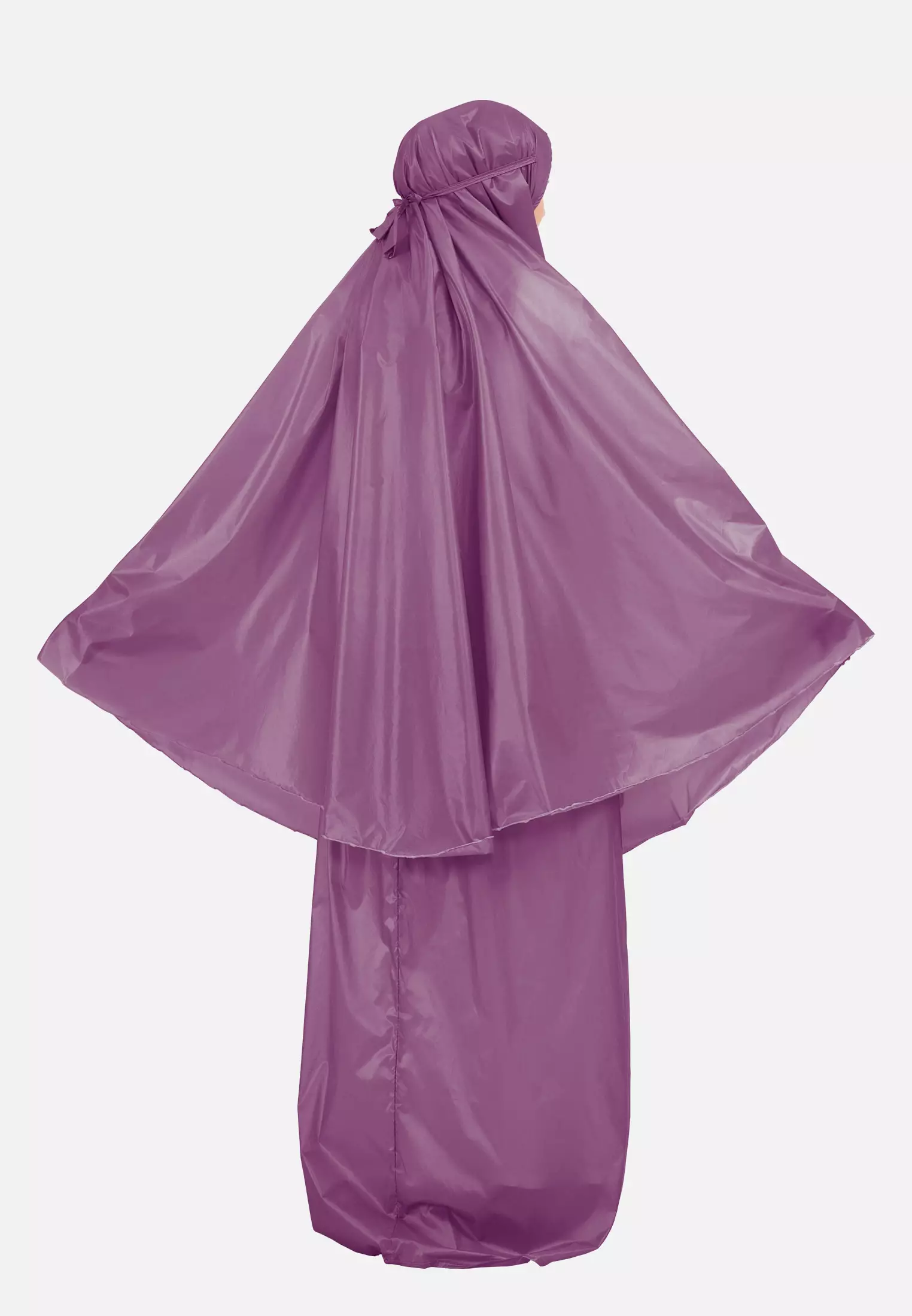 Zelena - Zalina Basic Prayer Set | Mukena Traveling Polos 2in1 - Imperial Purple