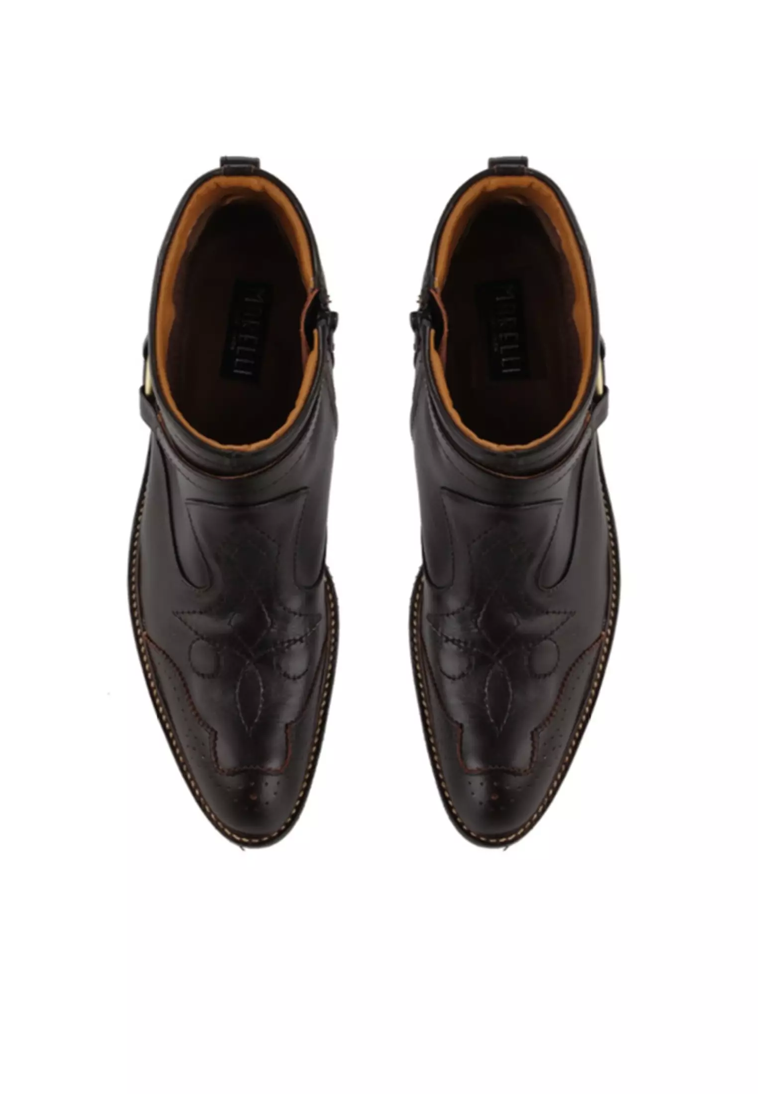 Aaron Men Formal Boots Cow Leather