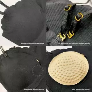 You’ve (You Have)  Tank Top Seamless Tanktop Tangtop Singlet Wanita Crop Top Sport Bra 100118