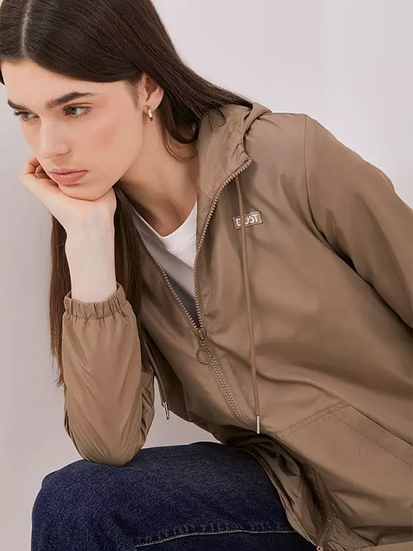 DUST Jaket Parasut Arla Coklat (D.56174)