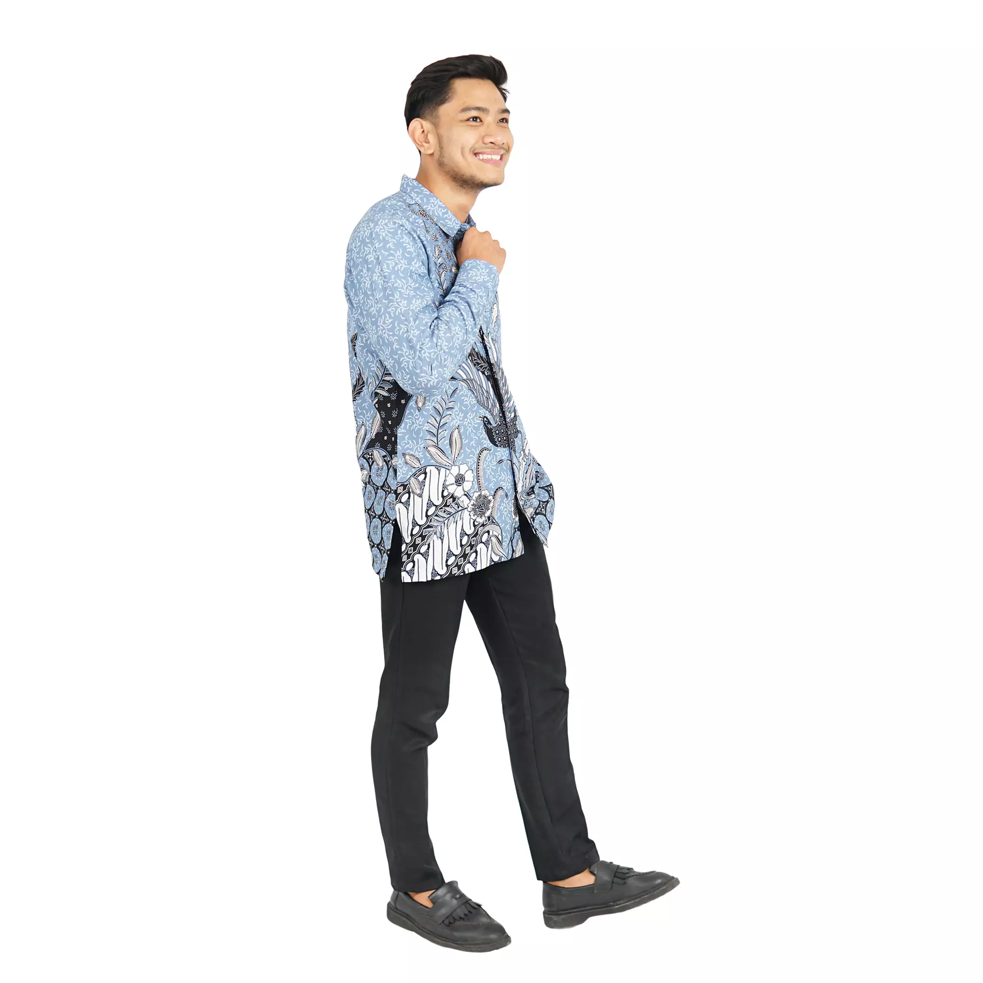 Kemeja Batik Pria - Bhatara Batik Fandy - Atasan Kemeja Batik Lengan Panjang