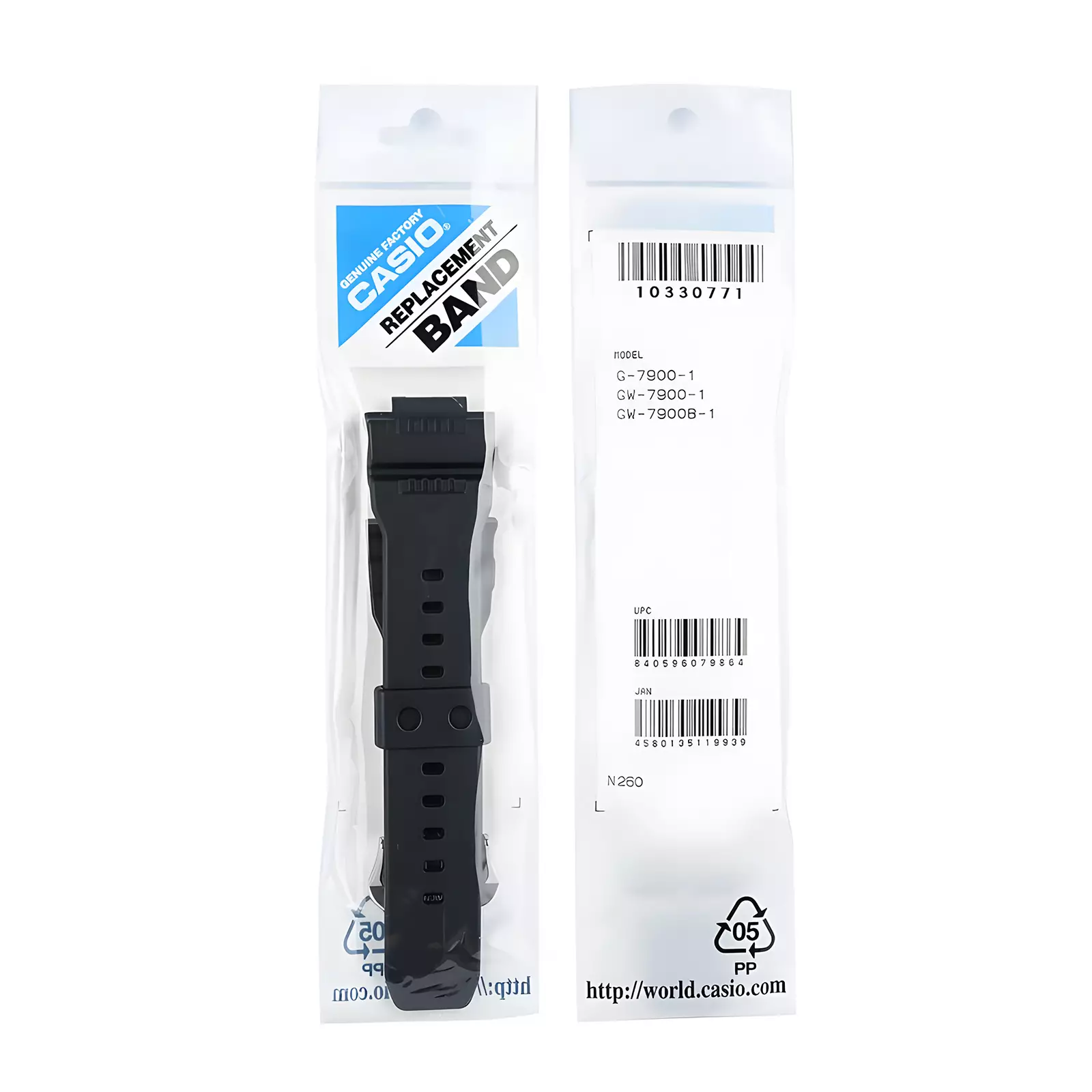 G-Shock Replacement Band - Resin Band - 28 mm - G-7900 / GW-7900